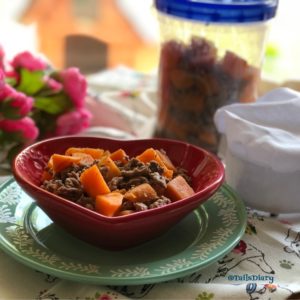 Dog Approved Beef Picadillo is a homemade recipe with no sodium and fresh ingredients